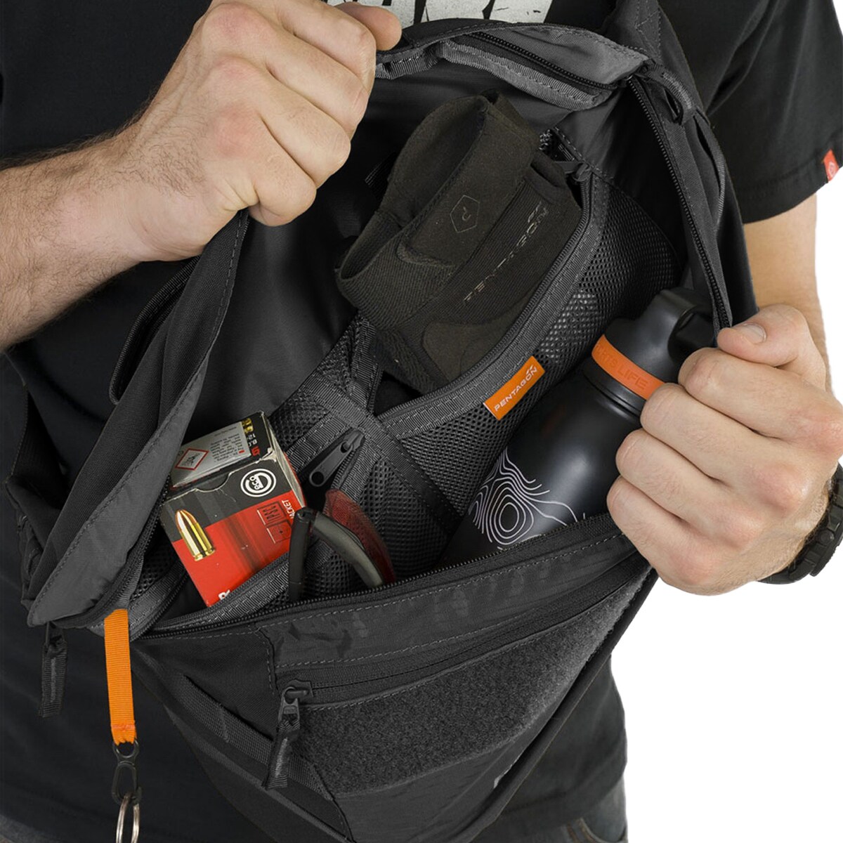 Сумка через плече Pentagon Telamon Bag 8,5 л - Black