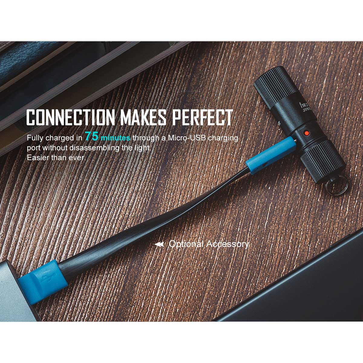 Latarka akumulatorowa Olight I1R 2 EOS KIT - 150 lumenów