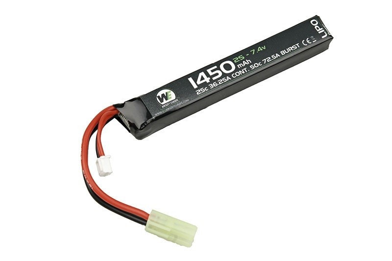 Акумулятор ASG Nuprol LiPo 1450mAh 7,4V 25C - Stick