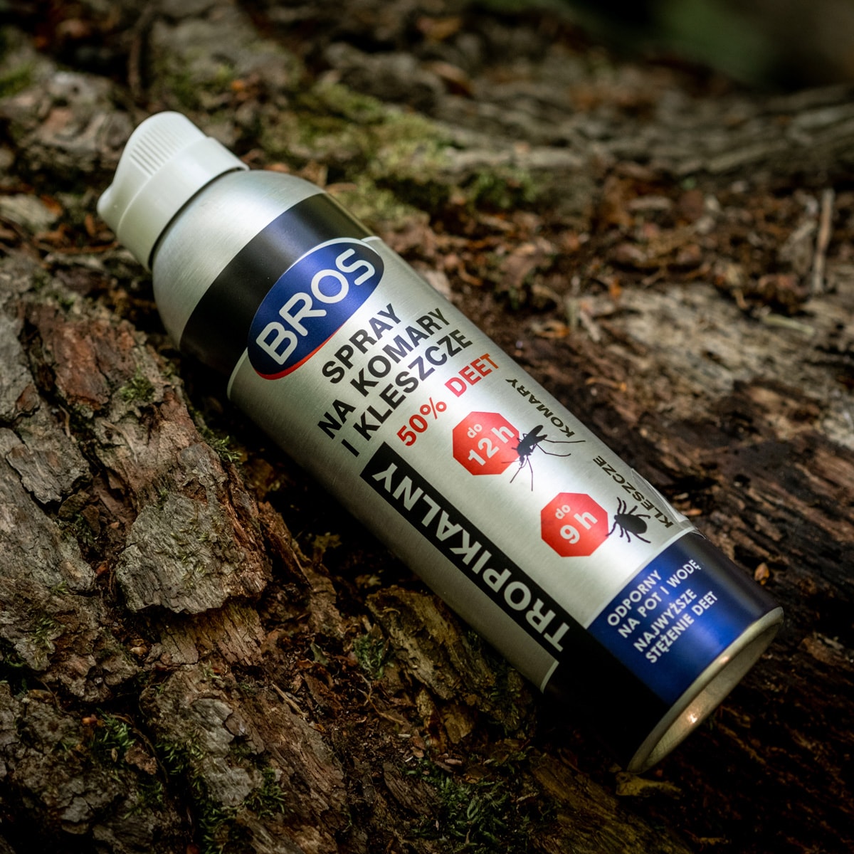 Spray tropikalny Bros na komary i kleszcze 50% DEET 180 ml
