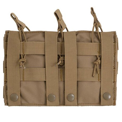 Potrójna ładownica otwarta 8Fields na magazynki 5,56 mm coyote