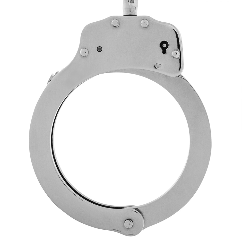 Kajdanki łańcuszkowe na nogi GS niklowane