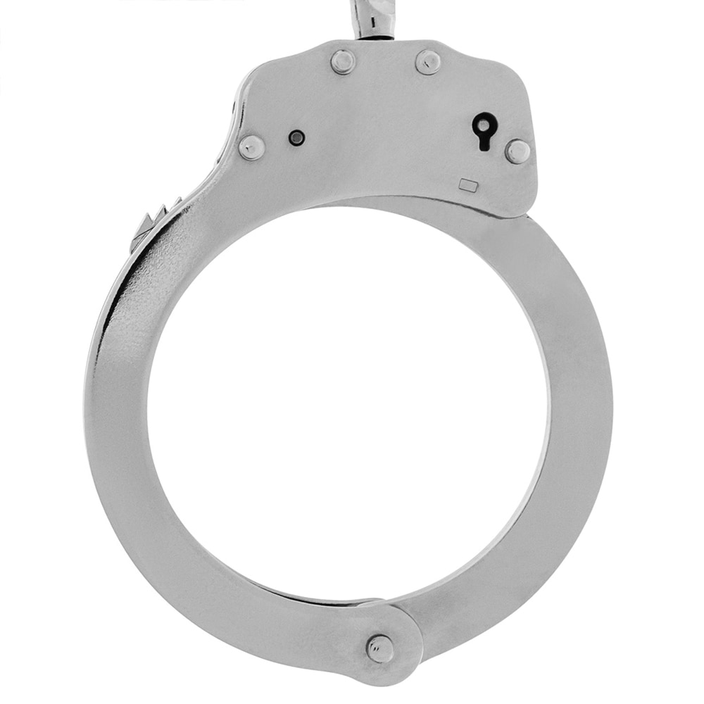 Kajdanki łańcuszkowe na nogi GS niklowane