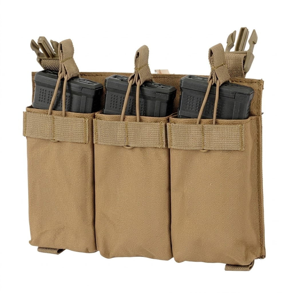 Potrójna ładownica 8Fields Buckle Up na magazynki M4/M16 - coyote
