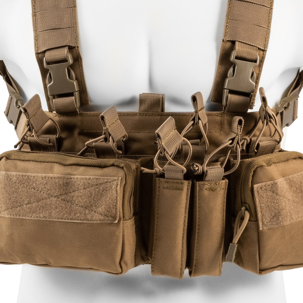 Kamizelka taktyczna 8Fields Buckle Up Chest Rig Recce/Sniper - coyote