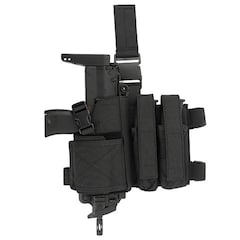 Kabura udowa 8Fields SMG na pistolet maszynowy - Black
