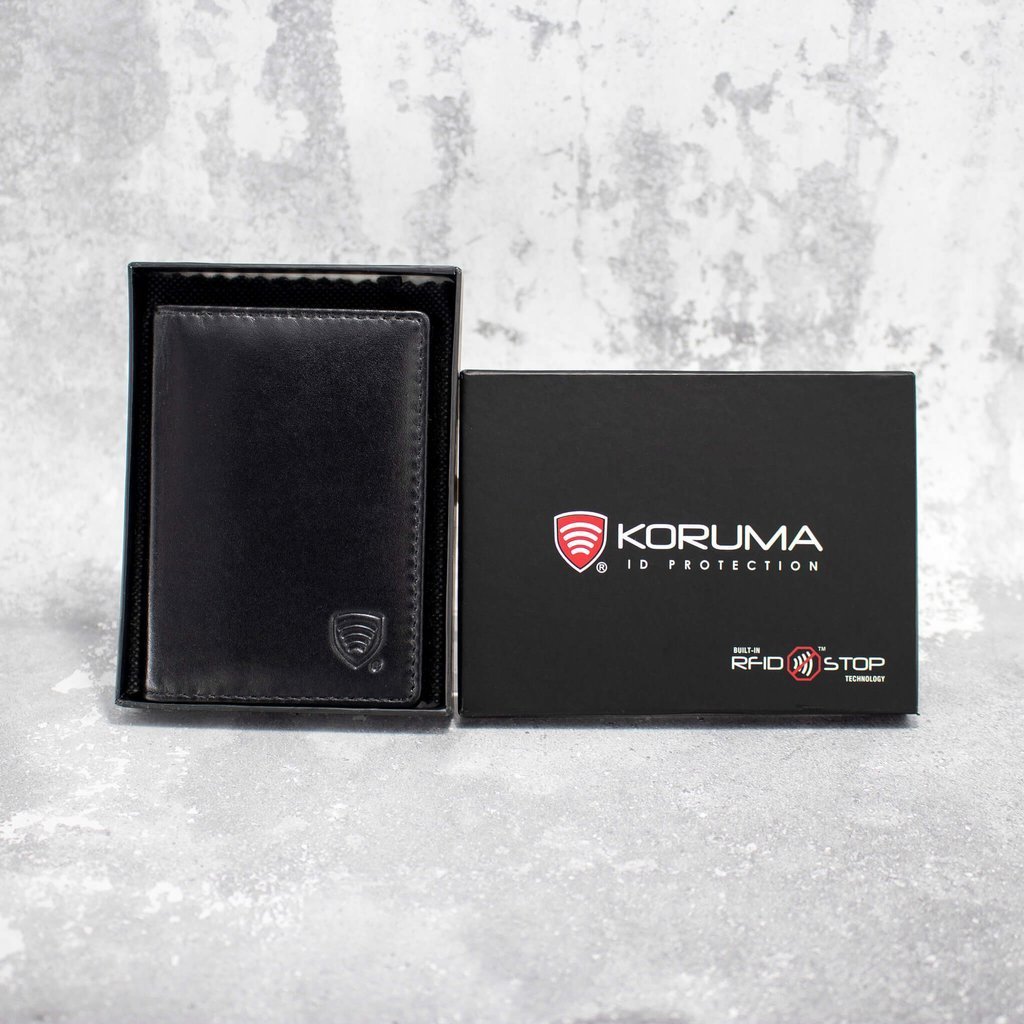 Skórzane etui ochronne RFID Stop Koruma na kartę płatniczą z albumem