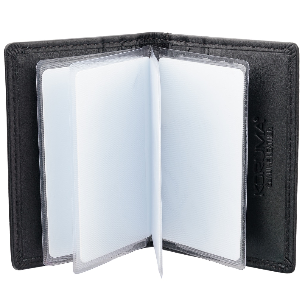 Skórzane etui ochronne RFID Stop Koruma na kartę płatniczą z albumem