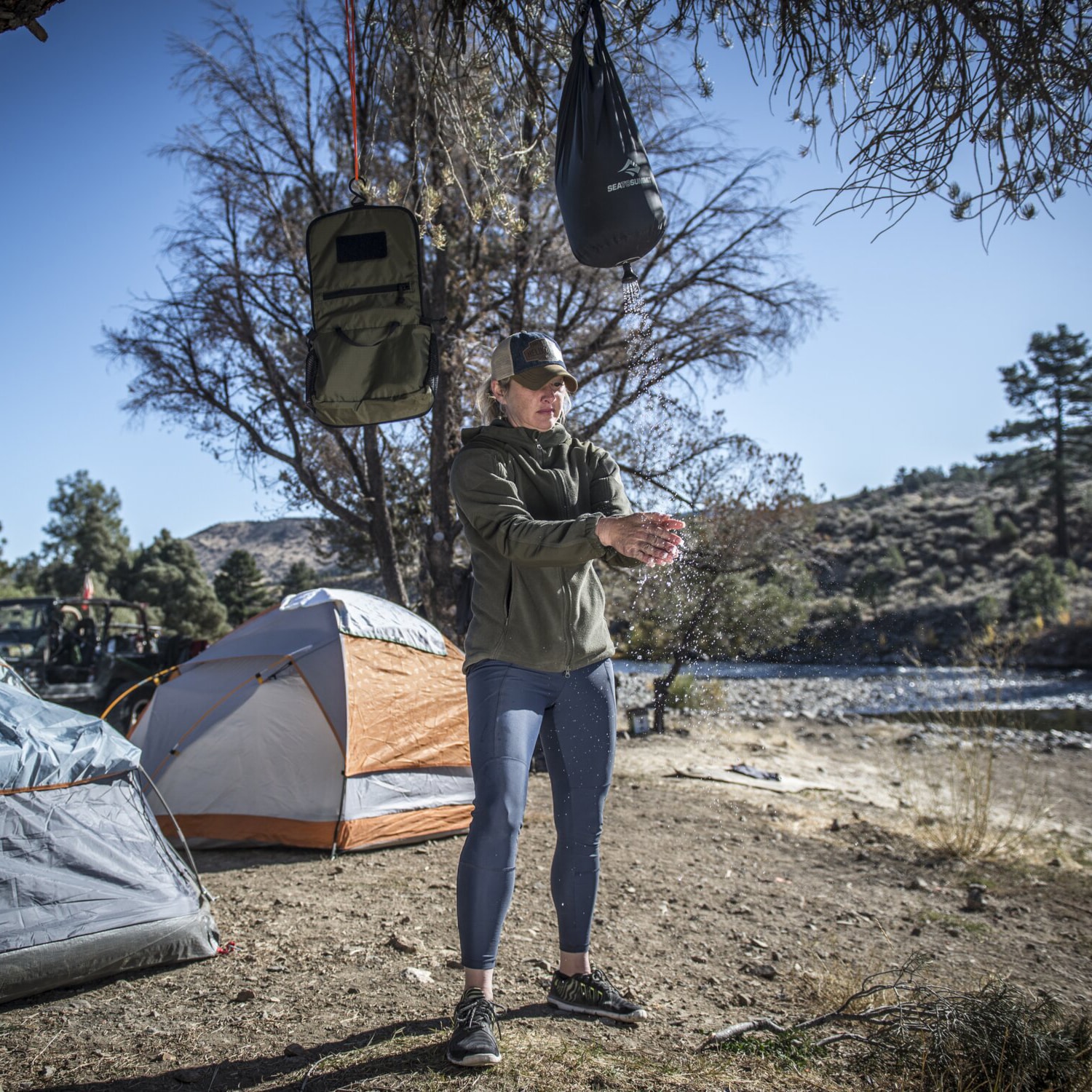 Kosmetyczka Helikon-Tex Travel Toiletry Bag - Olive Green/Black