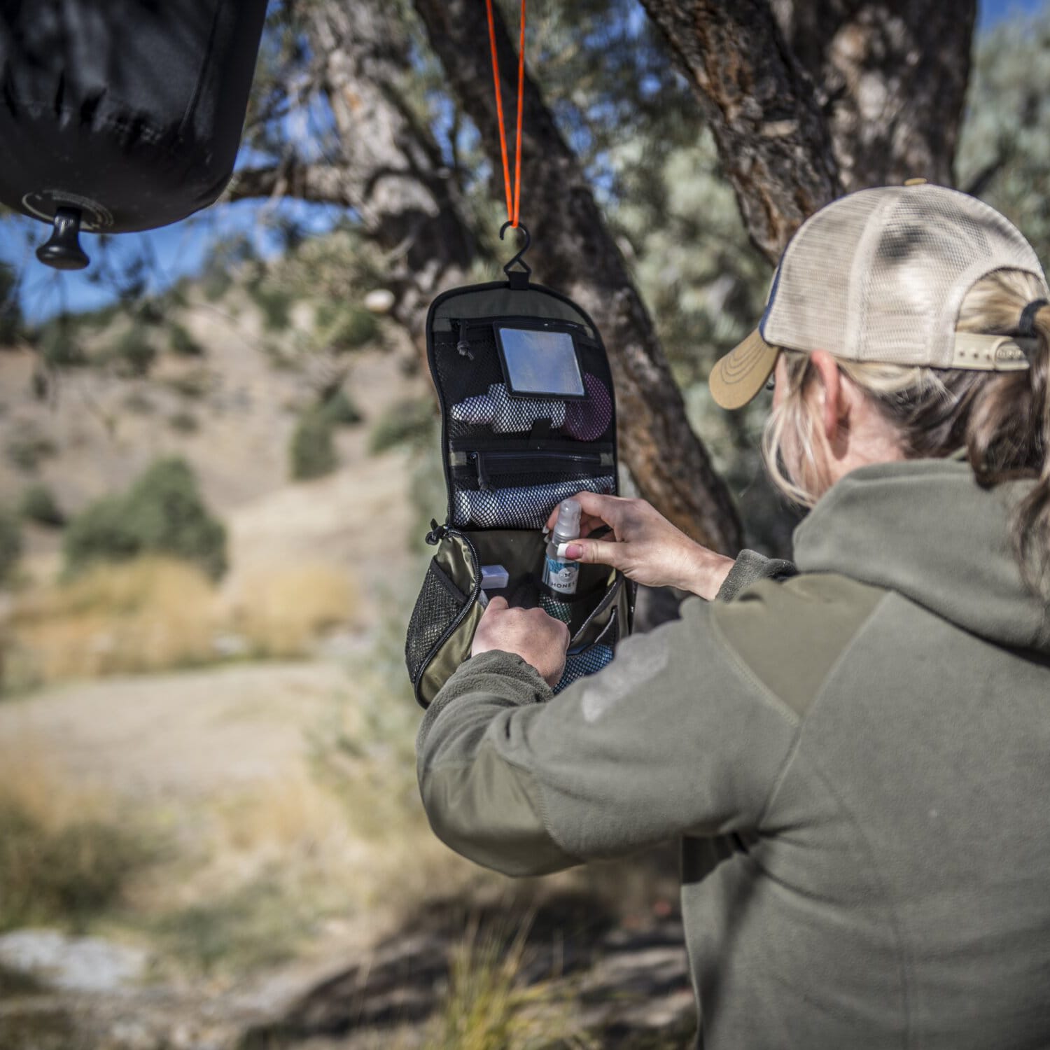 Kosmetyczka Helikon-Tex Travel Toiletry Bag - Olive Green/Black