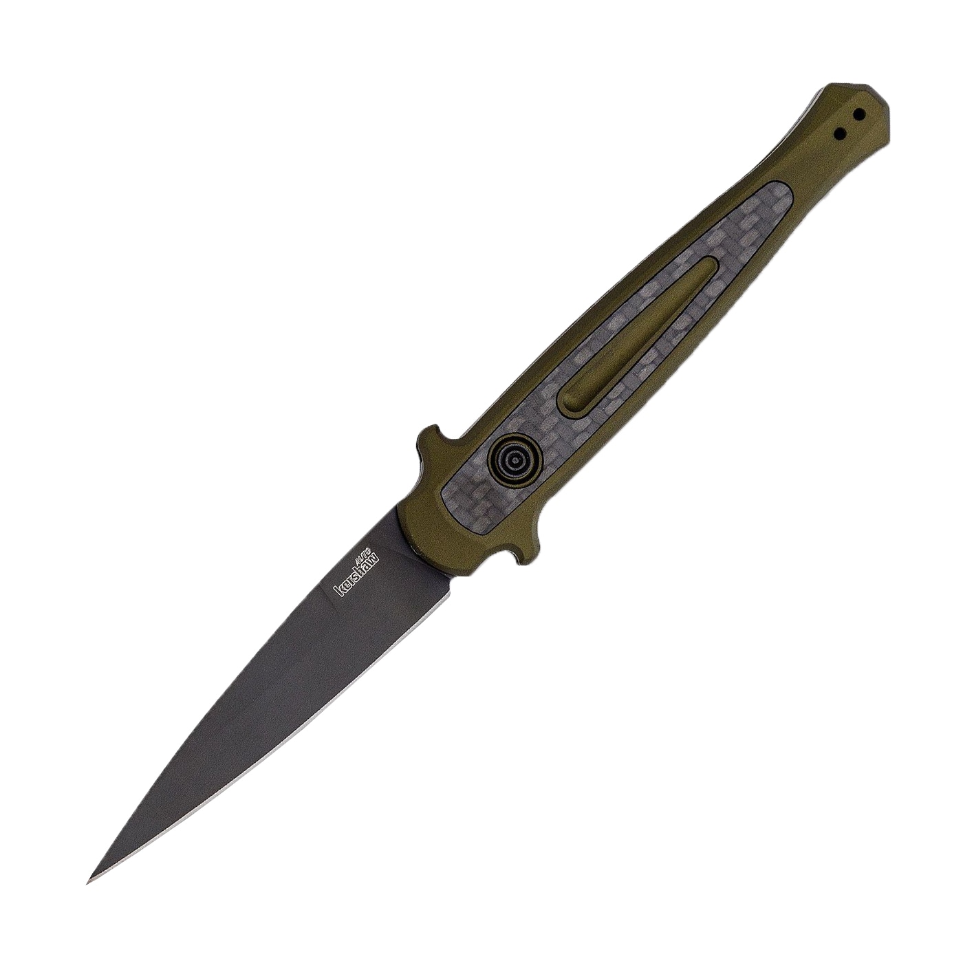 Ніж Kershaw Launch 8 Auto Stiletto Spring Knife Olive Black