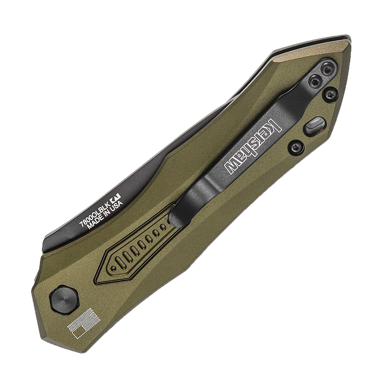 Kershaw Launch 6 Auto Spring Knife - Olive/Black