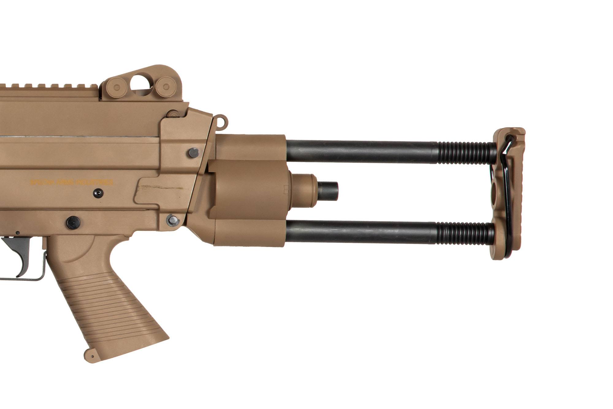 Кулемет AEG Specna Arms SA-249 PARA Core - тан