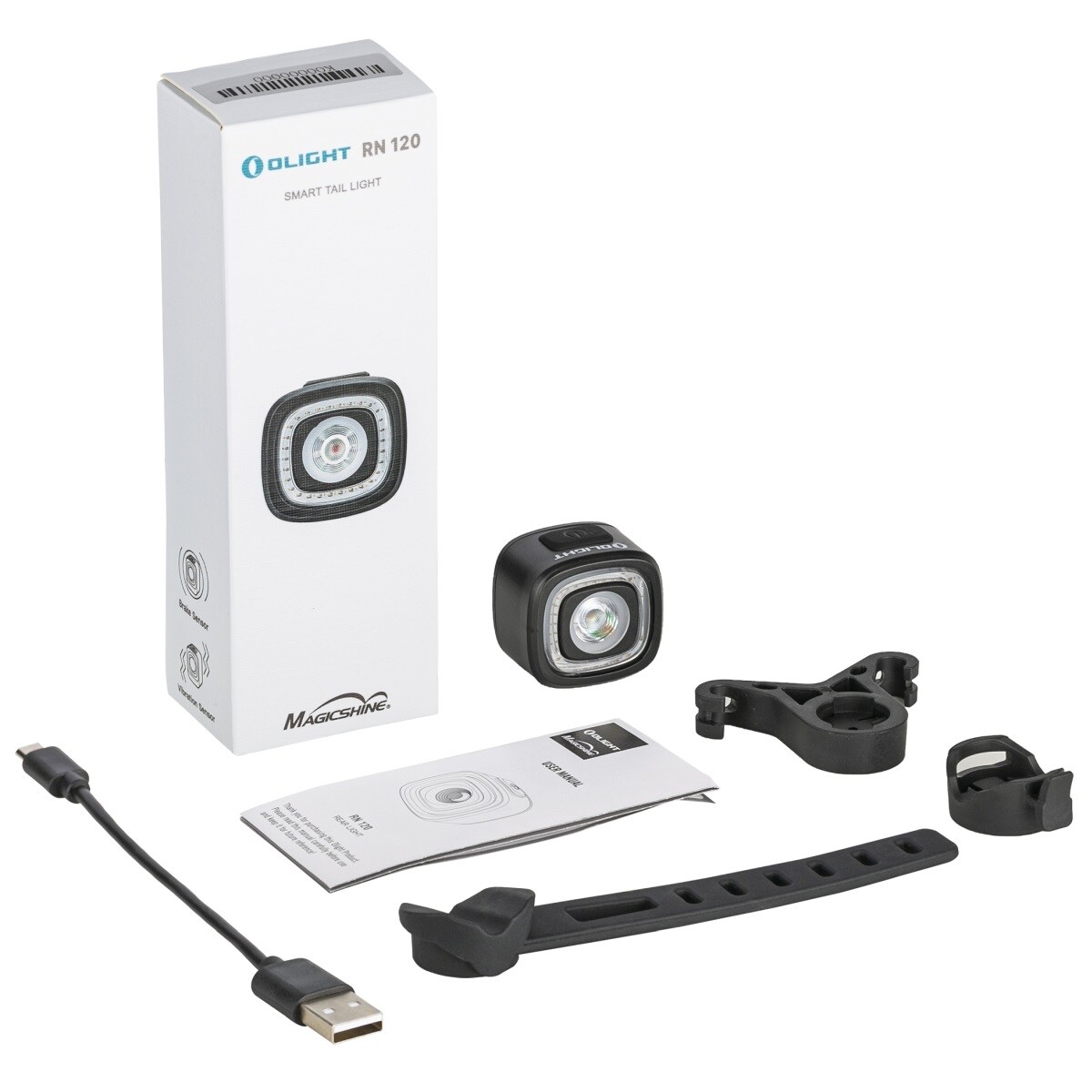 Światło rowerowe tylne z montażem Olight Magicshine RN120 - 120 lumenów
