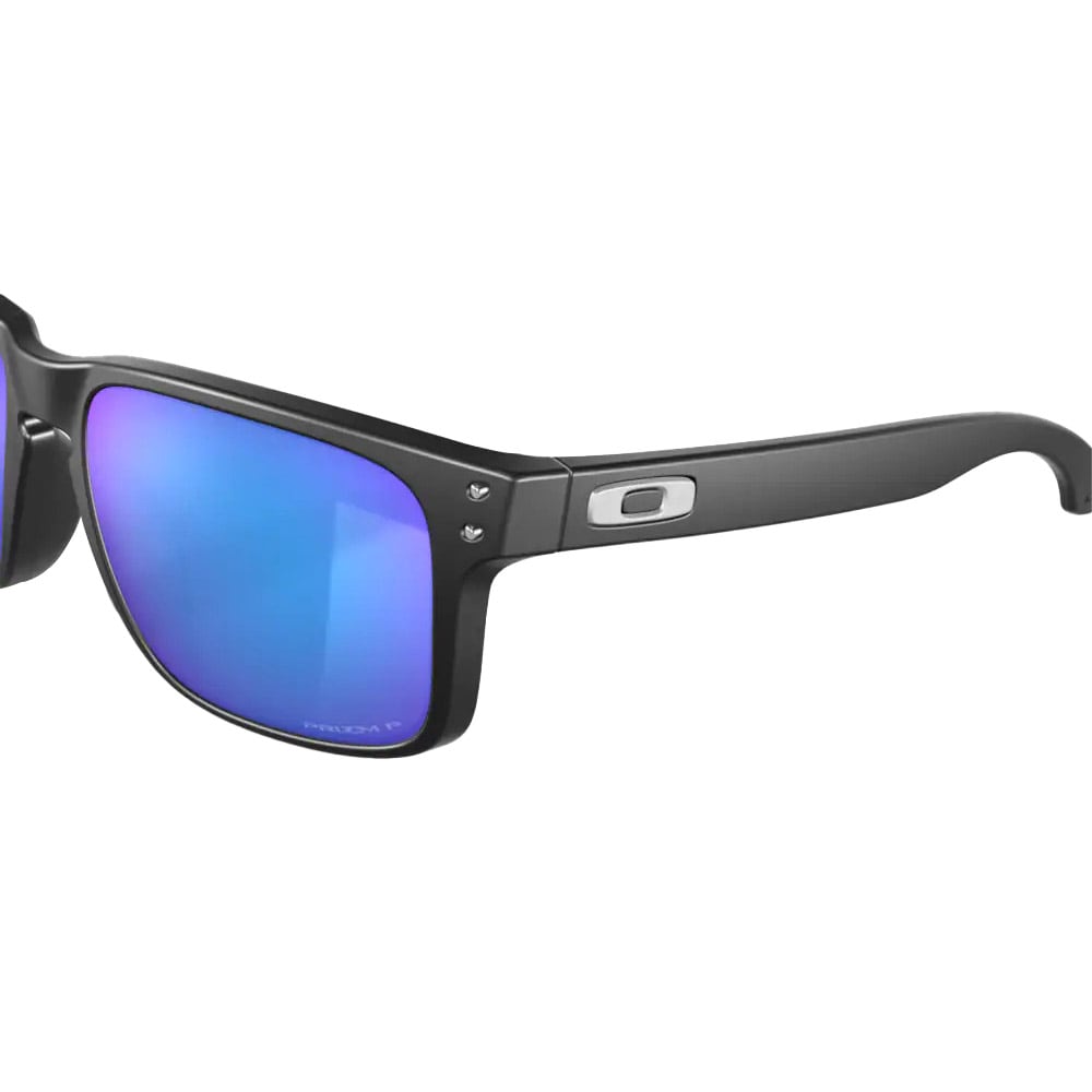 Okulary przeciwsłoneczne Oakley Holbrook - Matte Black Frame/Prizm Sapphire Irid Polarized Lenses