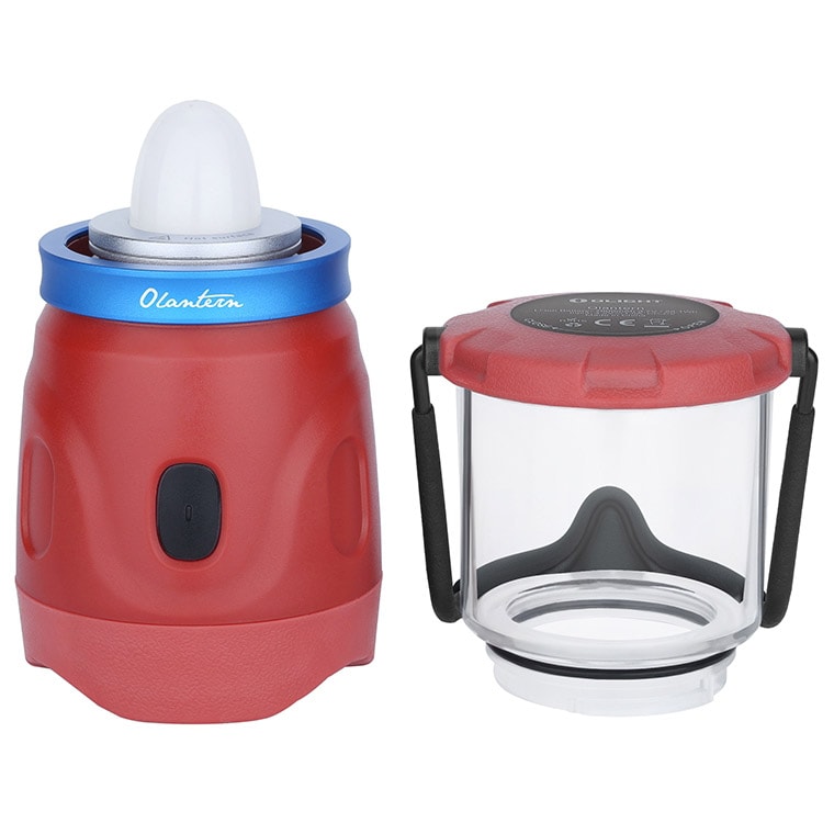 Lampa kempingowa Olight Olantern Wine Red - 360 lumenów