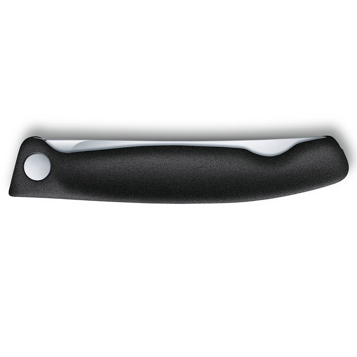 Nóż składany kuchenny Victorinox Black - gładkie ostrze z zaokrąglonym czubkiem