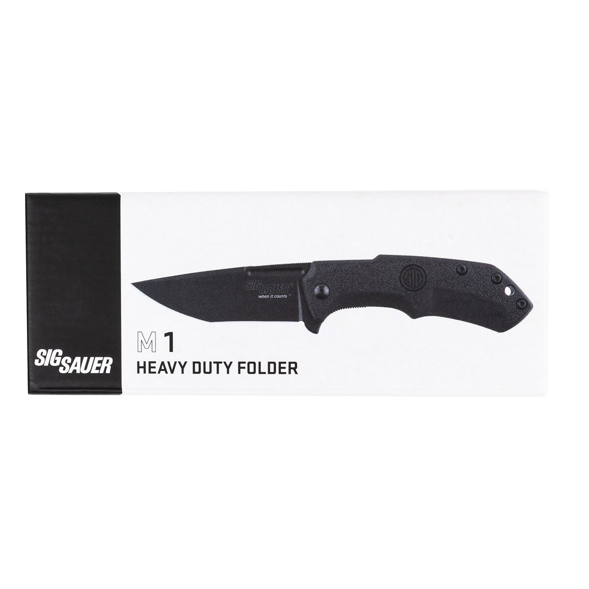 Nóż składany Sig Sauer M1 Drop Point - czarny