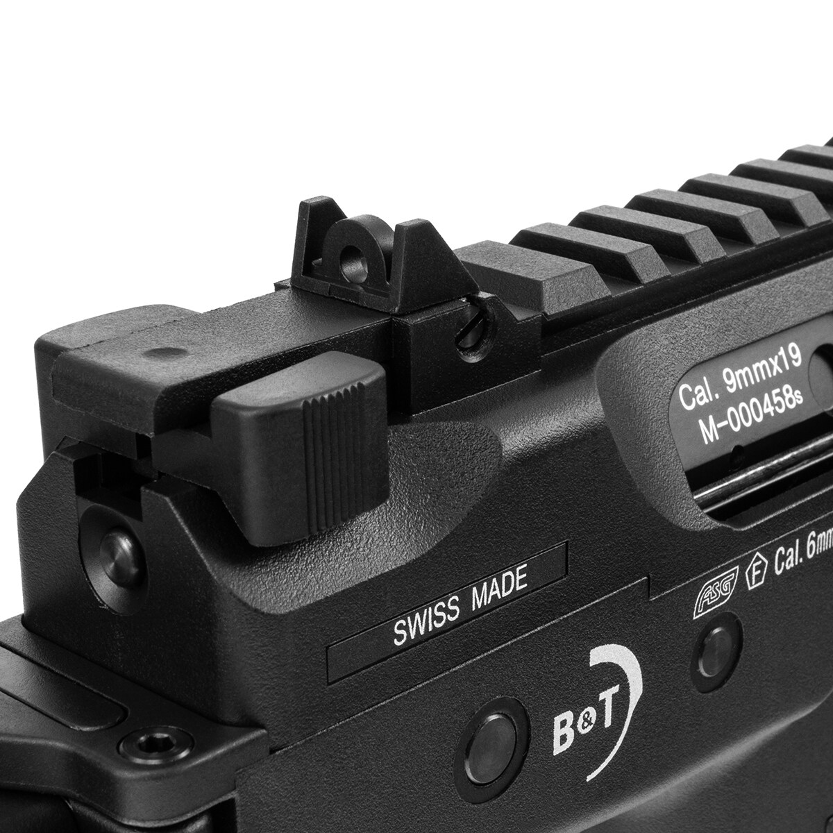 Pistolet maszynowy GBB ASG MP9 A3 - czarny
