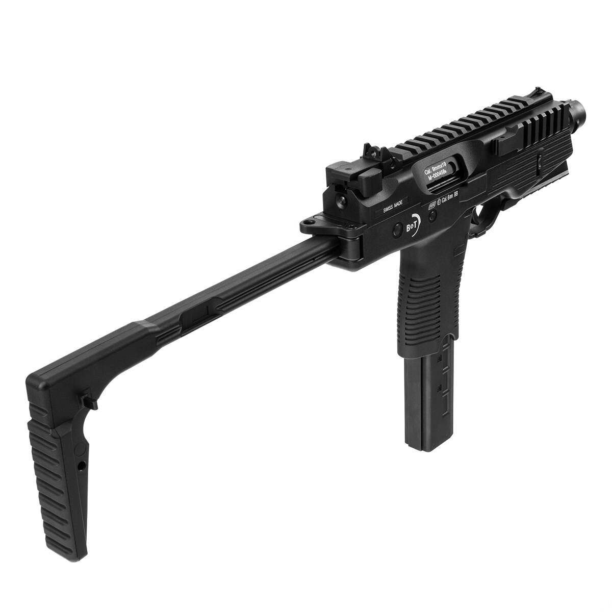 Pistolet maszynowy GBB ASG MP9 A3 - czarny