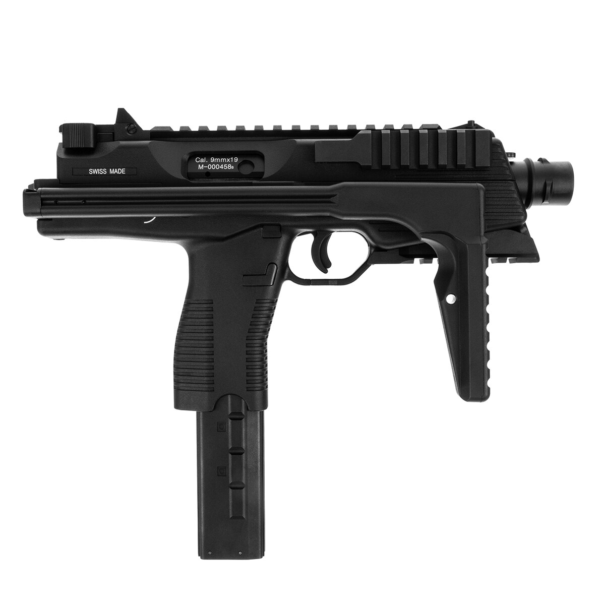 Pistolet maszynowy GBB ASG MP9 A3 - czarny