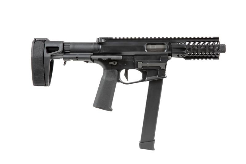 Пістолет-кулемет AEG M45S-S - чорний