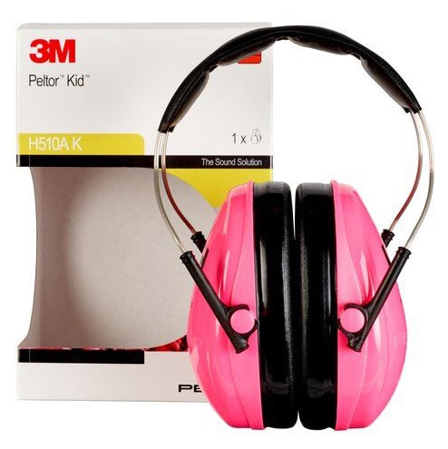Ochronniki słuchu pasywne 3M Peltor Kid - Różowe