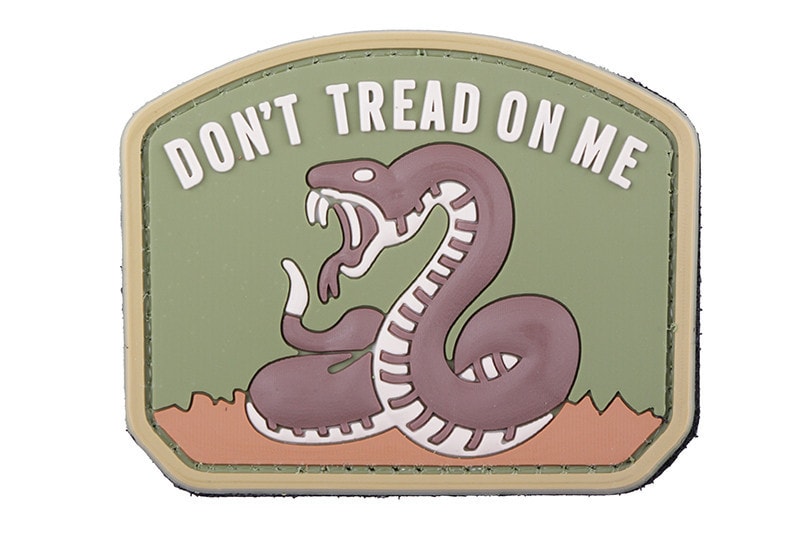 3D нашивка GFC Tactical Don't Tread On Me - Coyote Brown
