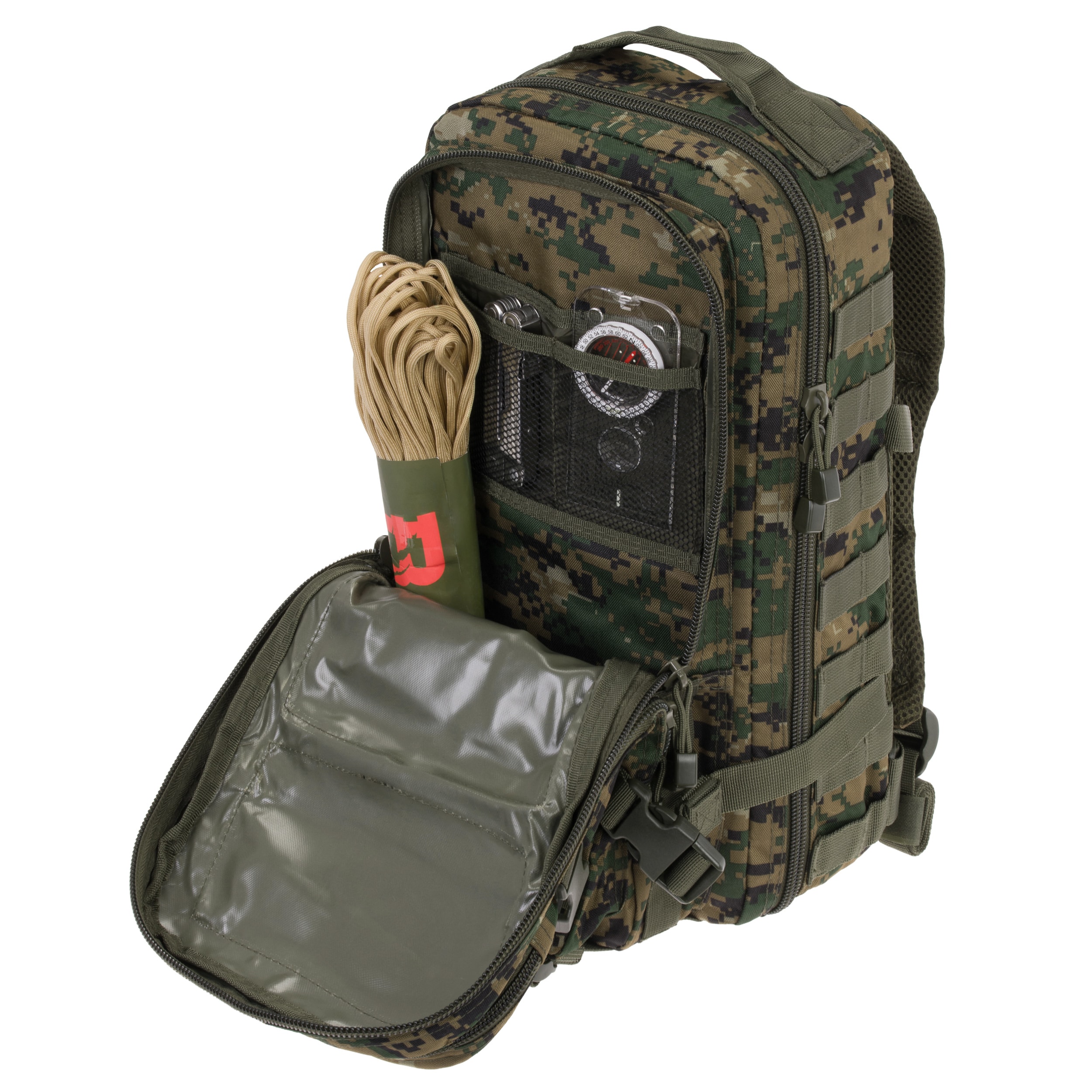 Plecak Mil-Tec Assault Pack Small 20 l - Digital Woodland