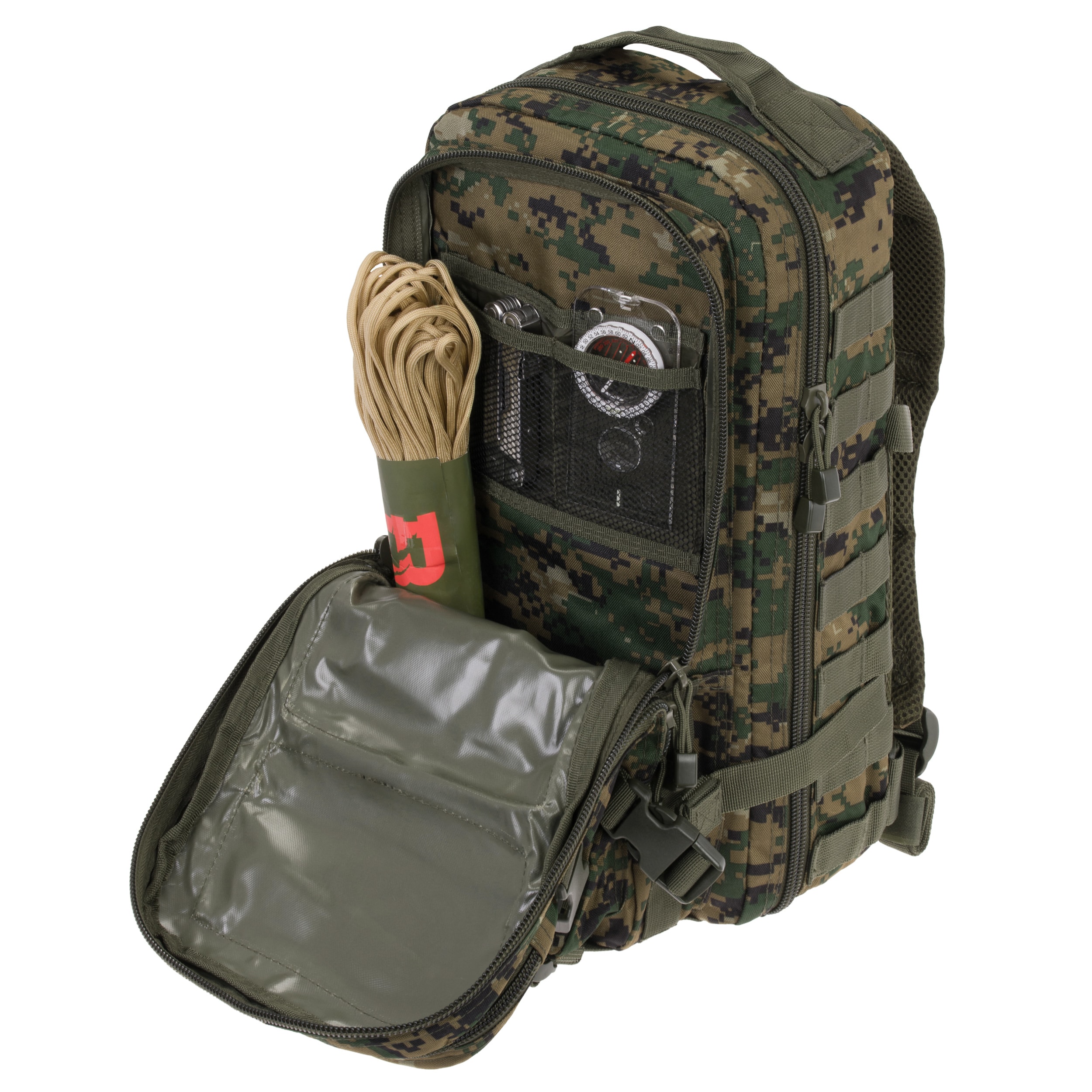 Plecak Mil-Tec Assault Pack Small 20 l - Digital Woodland 