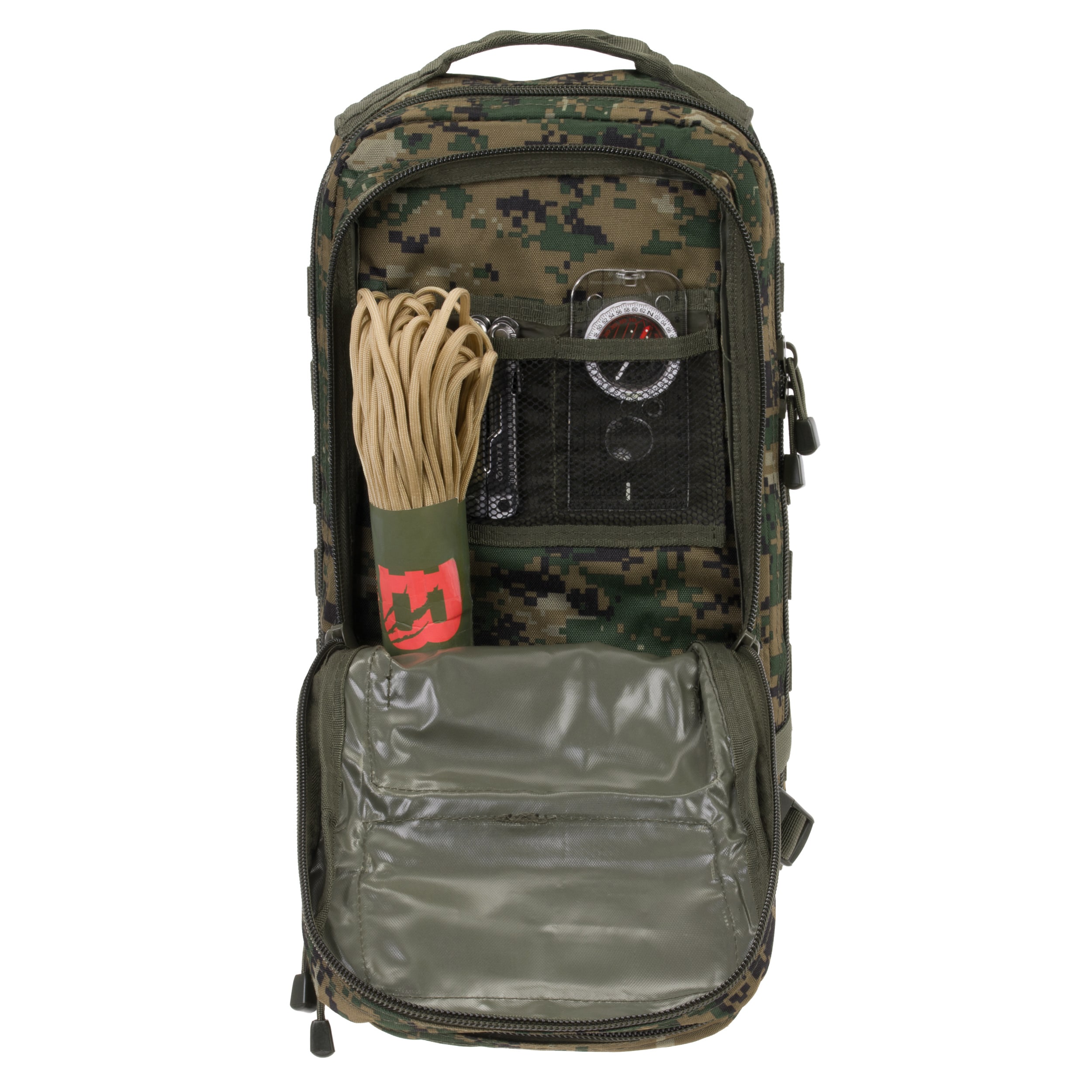 Plecak Mil-Tec Assault Pack Small 20 l - Digital Woodland 