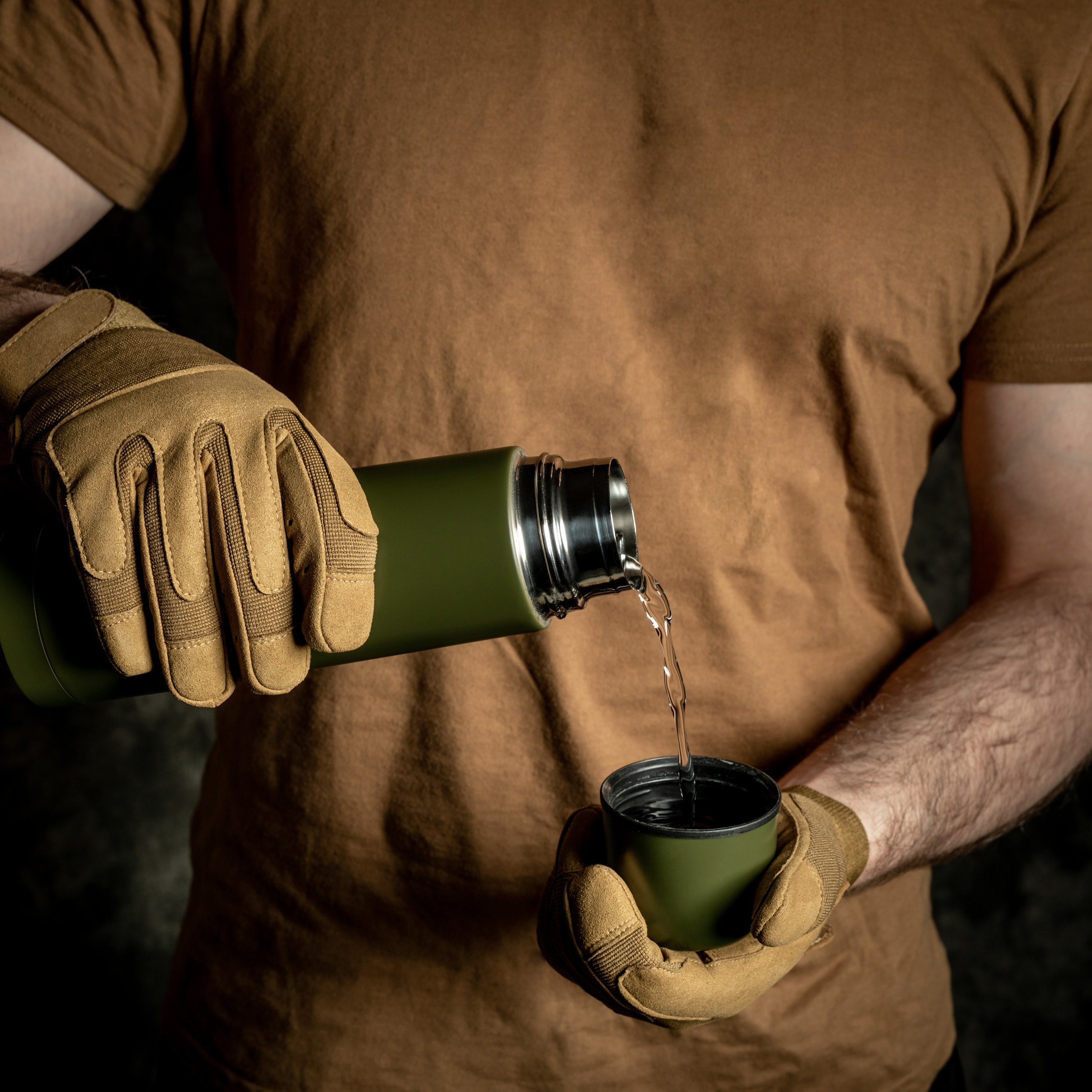 Termos Mil-Tec ze stali nierdzewnej 500 ml - Olive