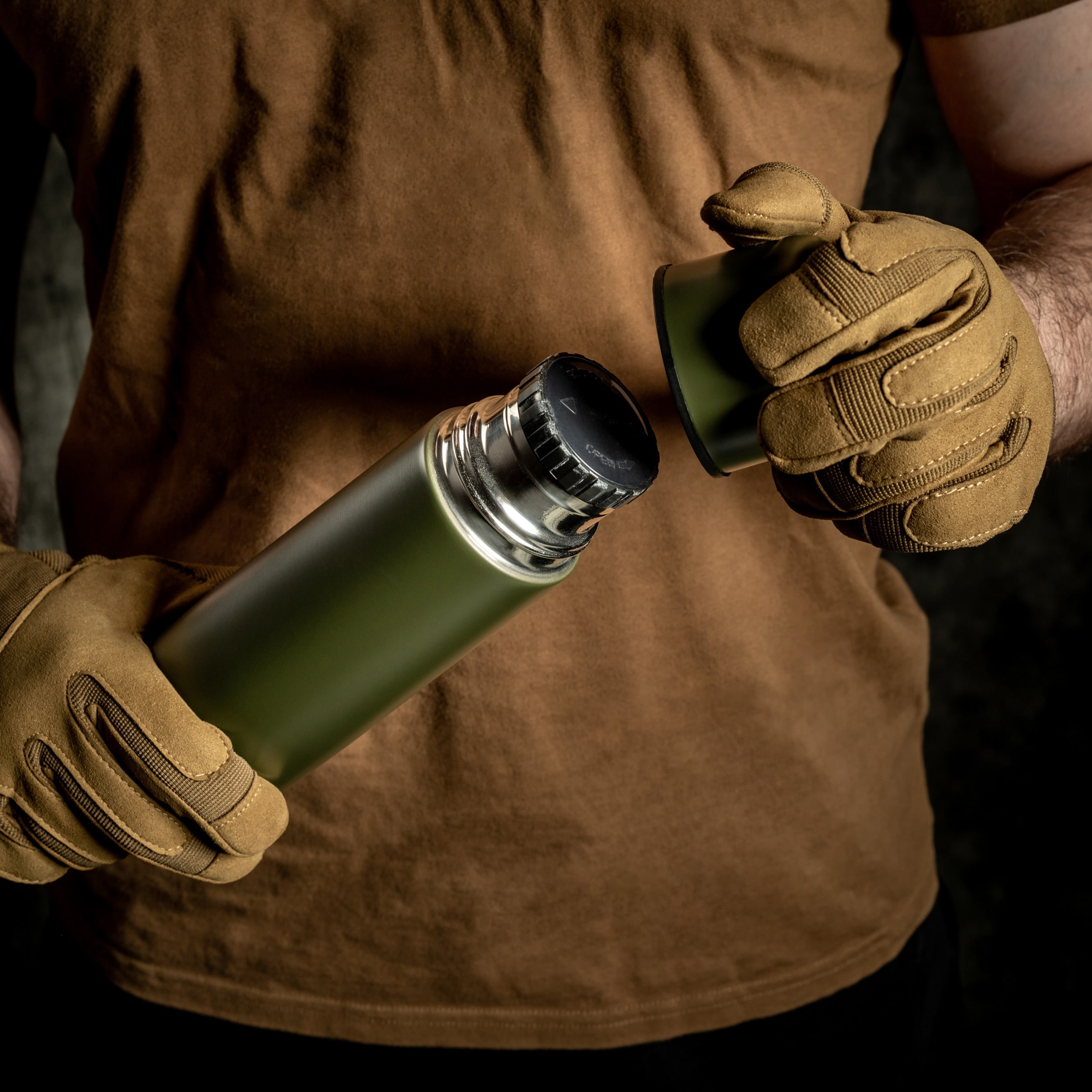 Termos Mil-Tec ze stali nierdzewnej 500 ml - Olive