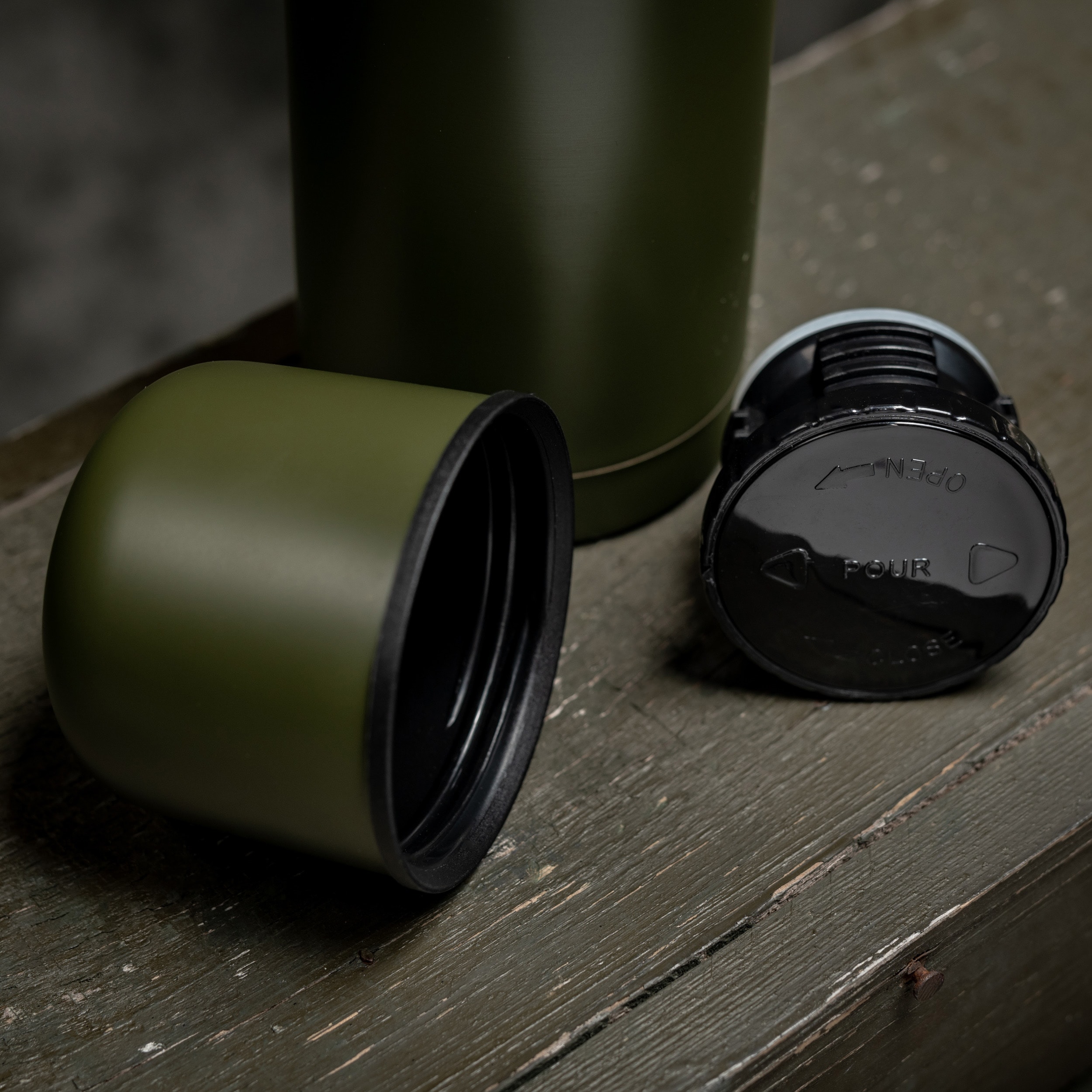 Termos Mil-Tec ze stali nierdzewnej 1 l - Olive