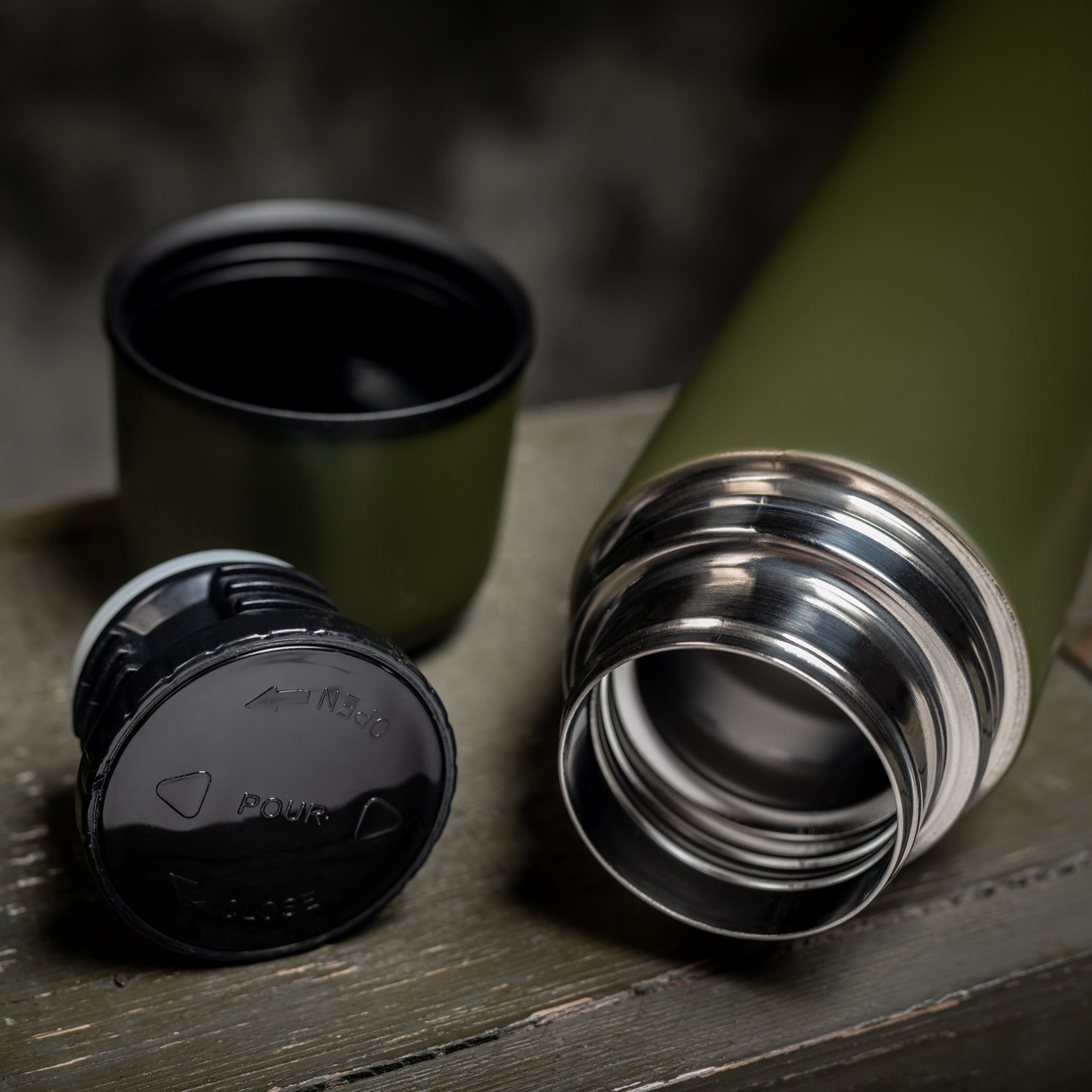 Termos Mil-Tec ze stali nierdzewnej 1 l - Olive