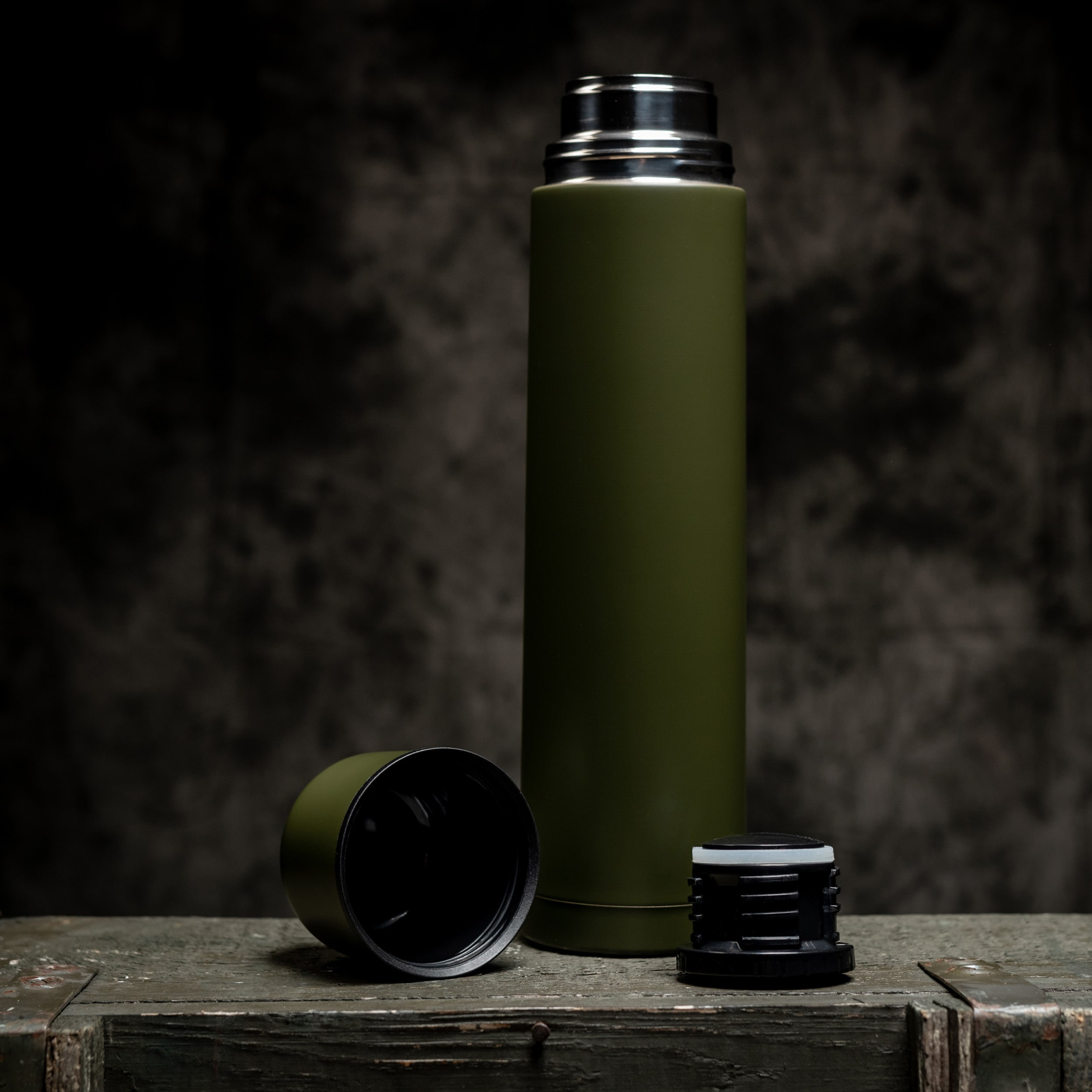 Termos Mil-Tec ze stali nierdzewnej 1 l - Olive