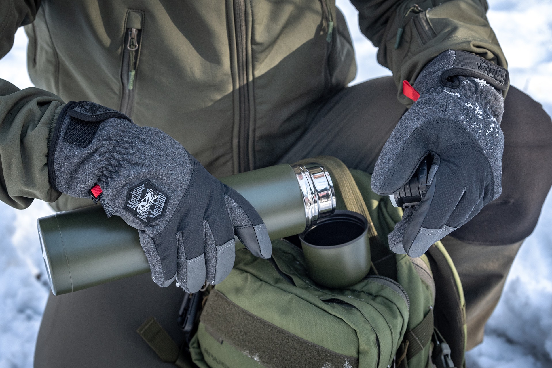 Termos Mil-Tec ze stali nierdzewnej 1 l - Olive