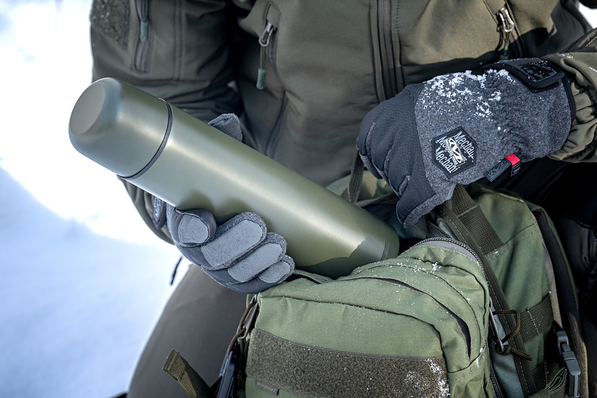 Termos Mil-Tec ze stali nierdzewnej 1 l - Olive