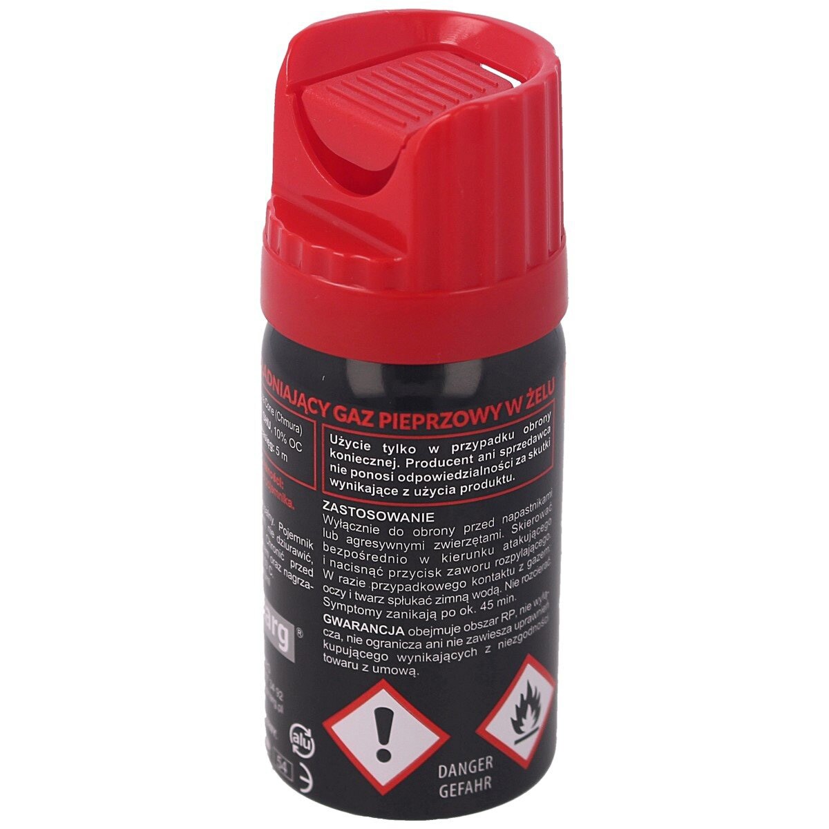 Gaz pieprzowy Nato Defense Gel Red - stożek 40 ml