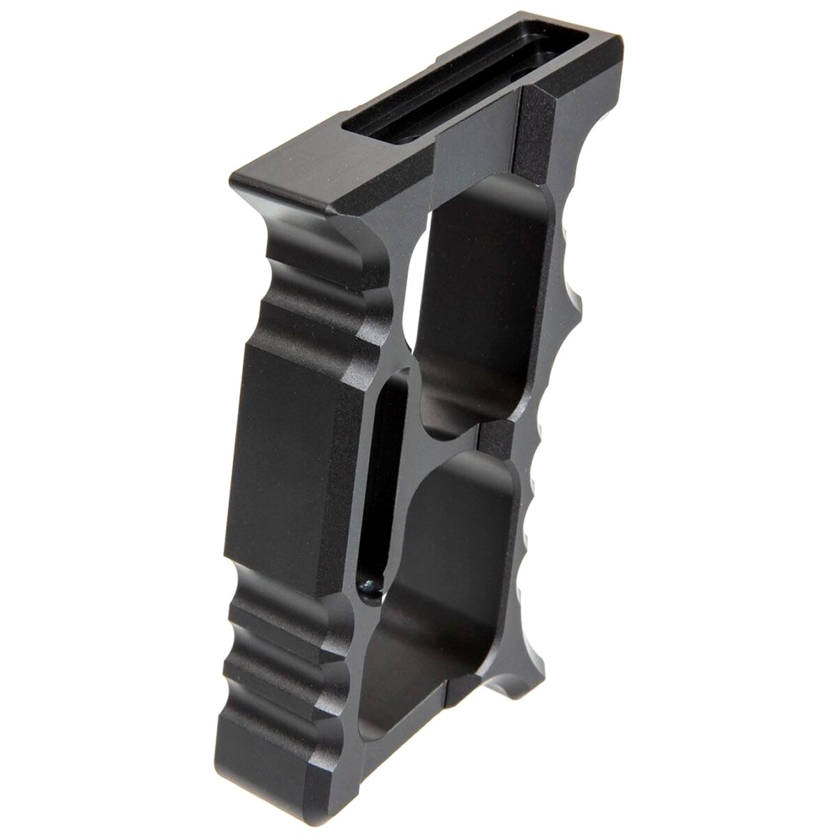 Алюмінієва кутова фронтальна рукоятка 5KU M-Lok/Keymod - чорна
