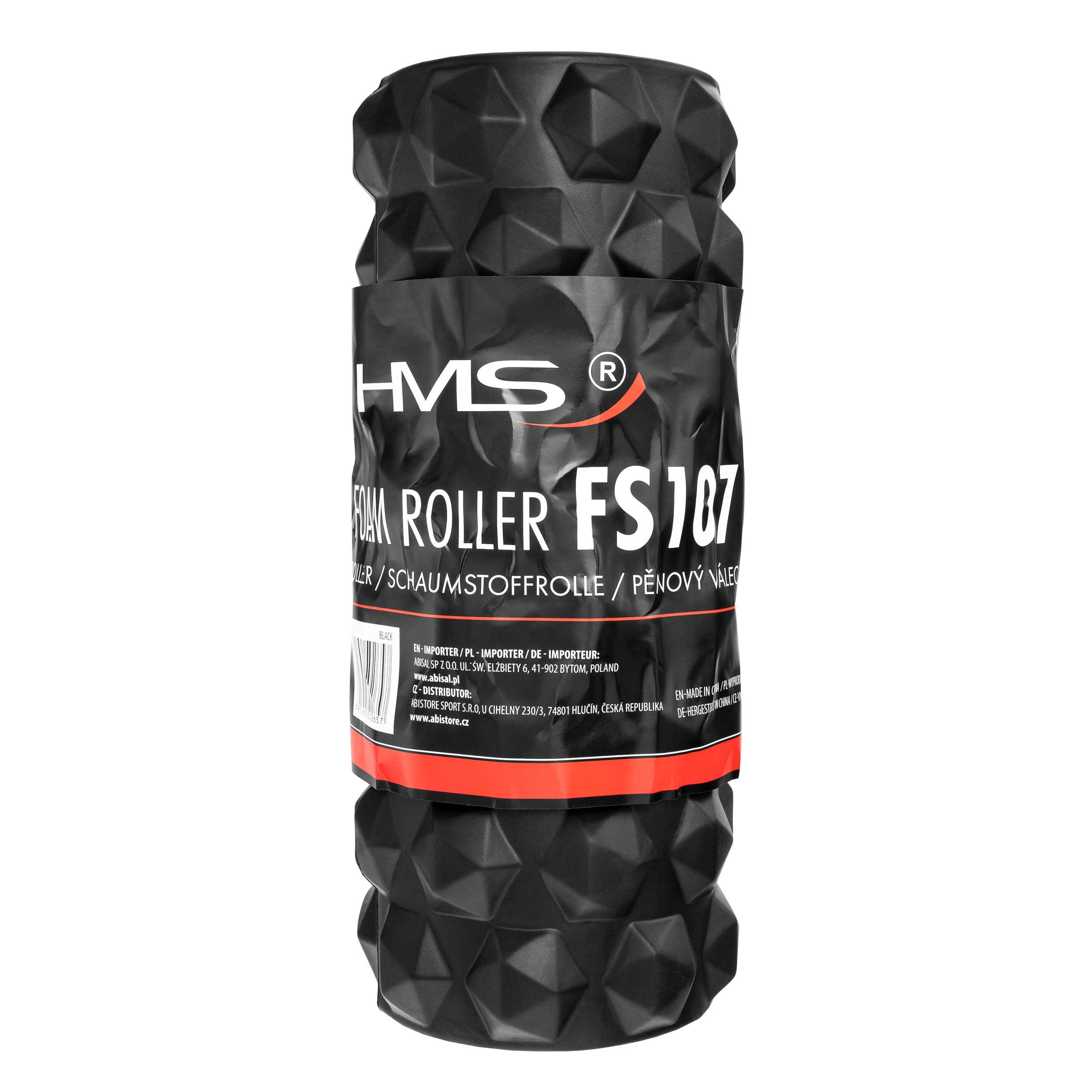 Wałek piankowy HMS Roller Fitness FS107 - Black