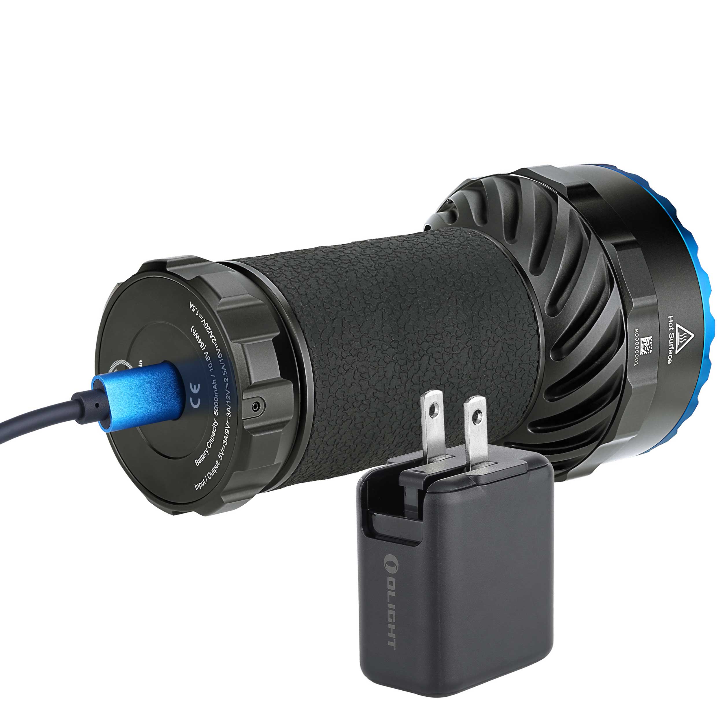 Latarka akumulatorowa Olight Marauder 2 Cool White - 14000 lumenów, zasięg 800 m