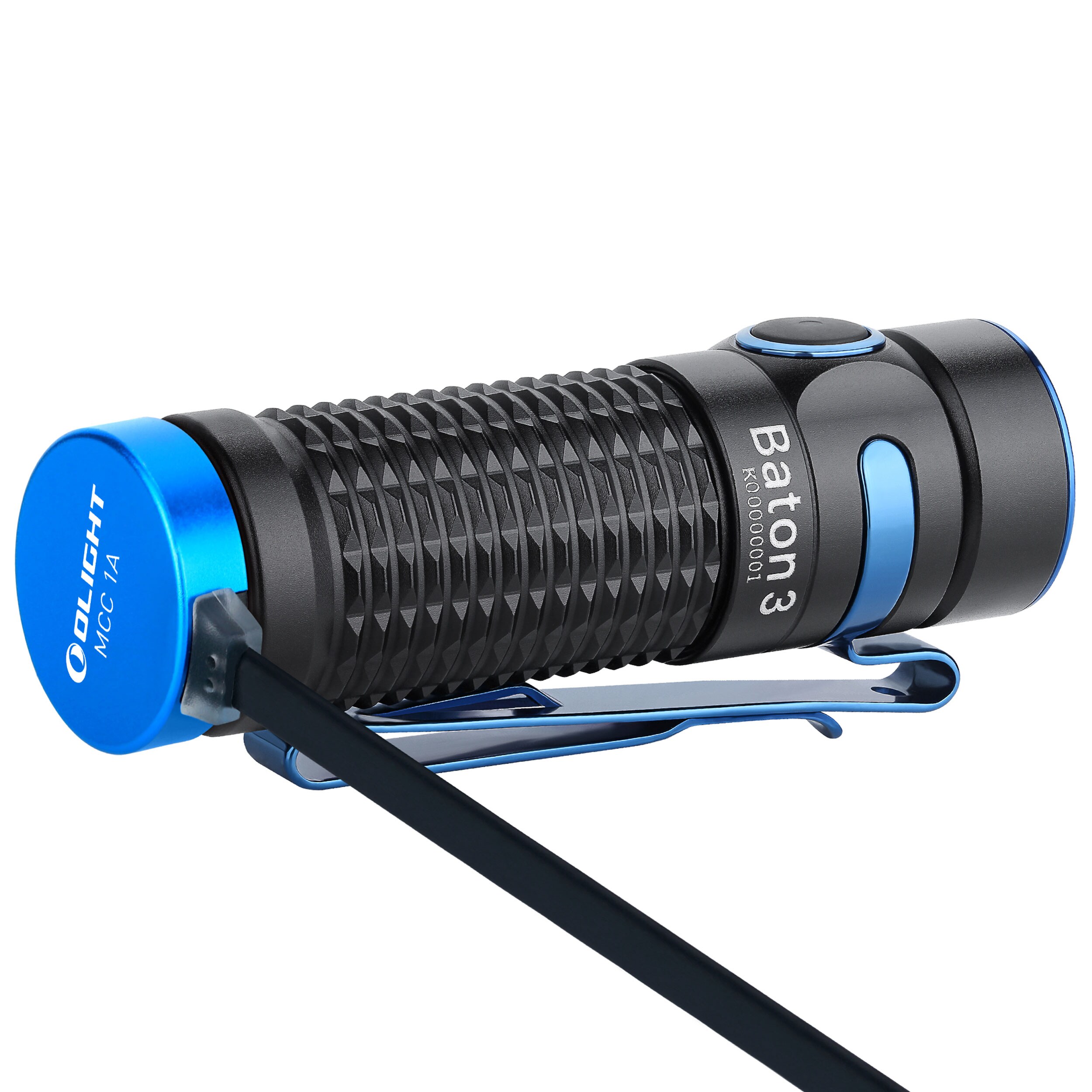Акумуляторний ліхтарик Olight Baton 3 Black - 1200 люменів
