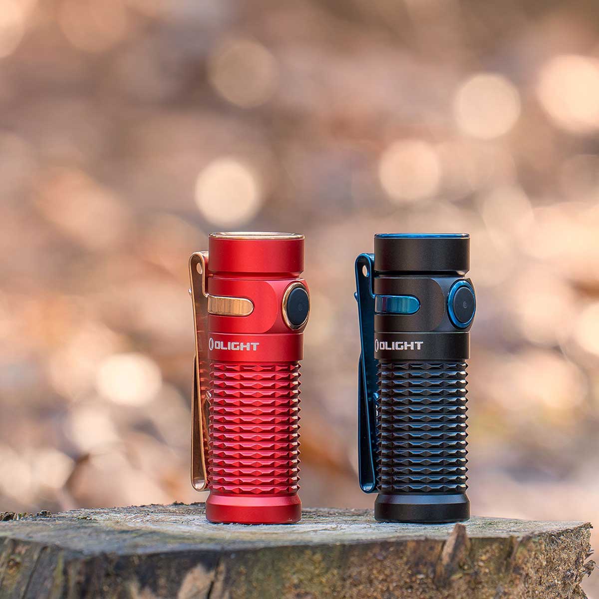 Latarka akumulatorowa Olight Baton 3 Red - 1200 lumenów