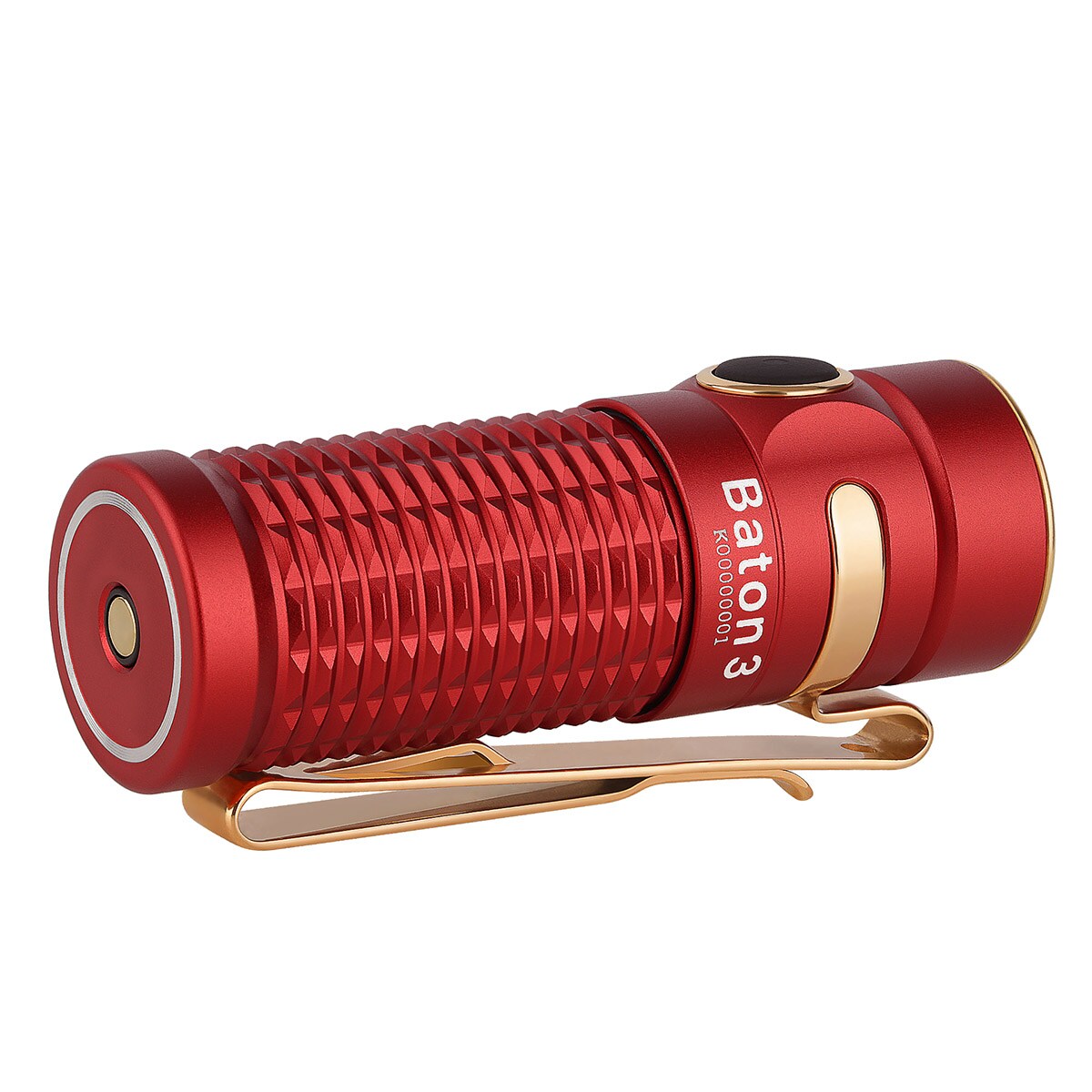 Latarka akumulatorowa Olight Baton 3 Red - 1200 lumenów