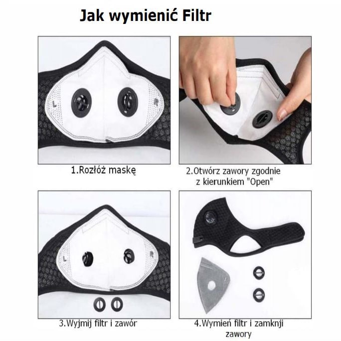 Filtr N99 do maski antysmogowej Maraton