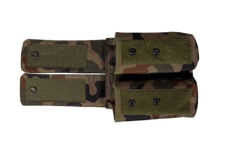 Podwójna ładownica GFC Tactical na magazynki typu AK - wz.93 Pantera PL Woodland