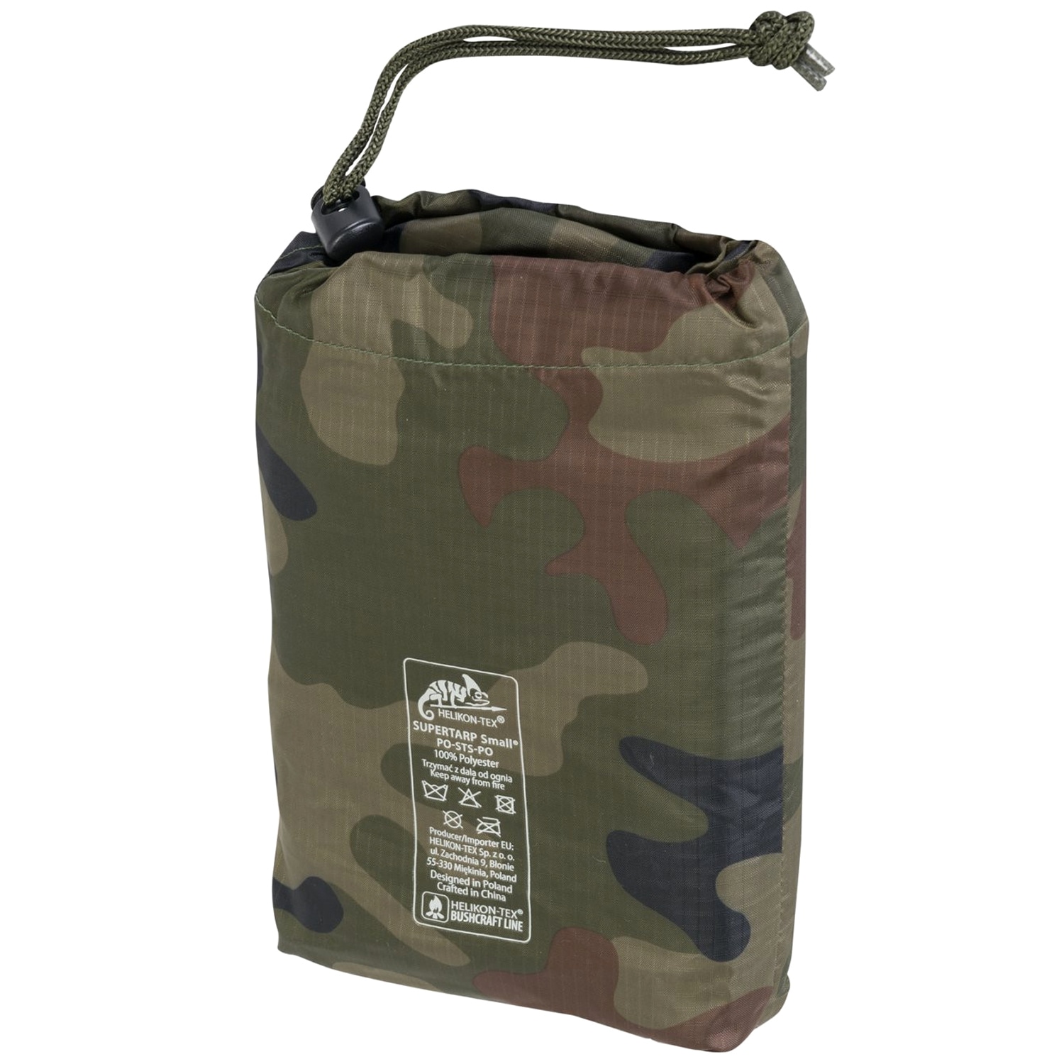 Płachta biwakowa Helikon-Tex Supertarp Small - wz.93 Pantera PL Woodland