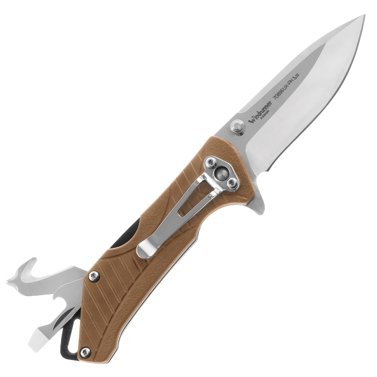 Nóż składany Sanrenmu 7089SUX-PO-T3 Coyote