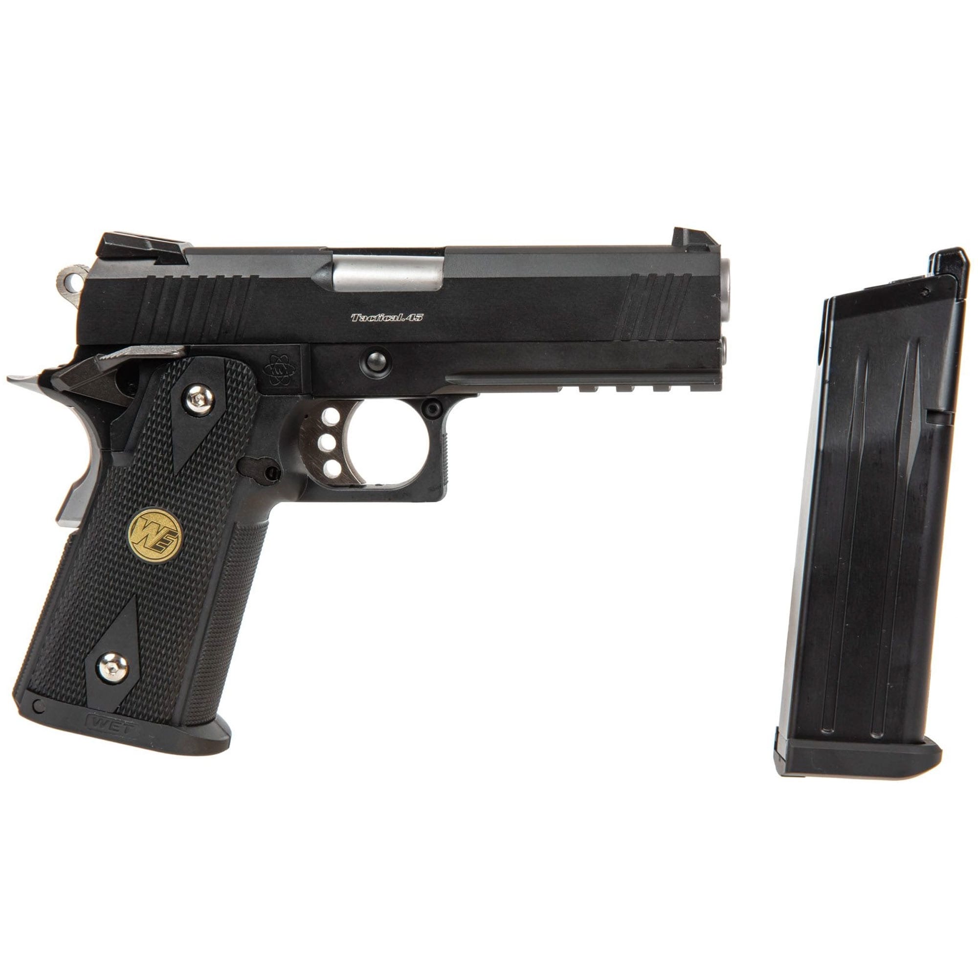 Пістолет GBB WE Hi-Capa 4.3 Maple Leaf OPS Special Edition - Чорний